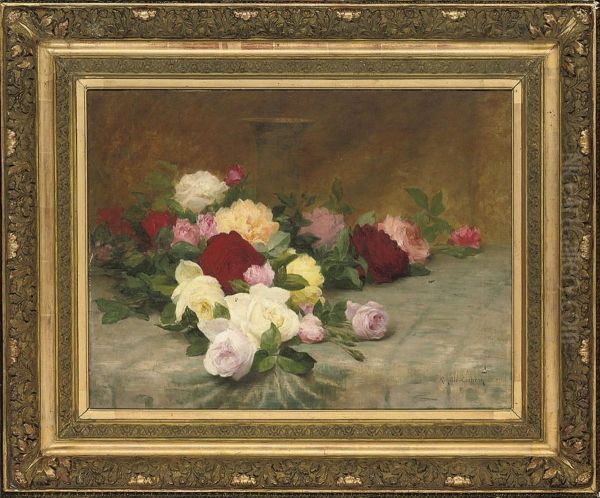 Roses Scattered On A Table - view 1