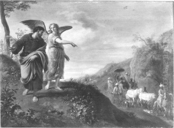 Der Engel zeigt Philippus den Mohrenkammerer - view 1