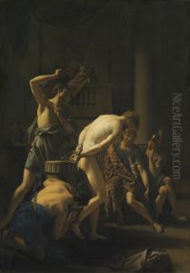 Geisselung Christi by Adriaen Van Der Werff
