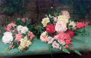Jete De Roses by Achille Theodore Cesbron