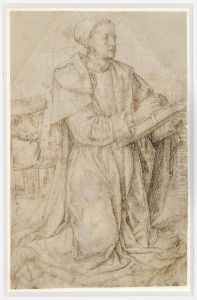 St Luke Painting the Madonna by Hugo Van Der Goes