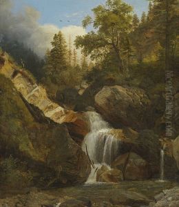 Grosser Wasserfall by Johann Christian Ziegler