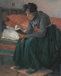 Hausandacht by Adolf Holzel