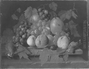 Stillleben mit Fruchten und toten Vogeln