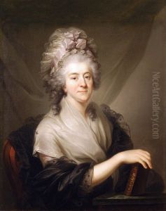 Portrait of Franciszka Rzewuska nee Cetner. by Marcello Bacciarelli