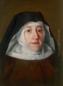 Bildnis der Maria Anna Carolina von Bayern, Tochter des Kurfursten Maximilian II. Emanuel