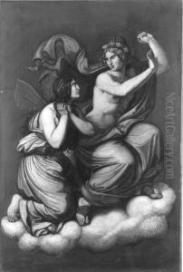 Psyche vor Venus by Wilhelm von Kaulbach