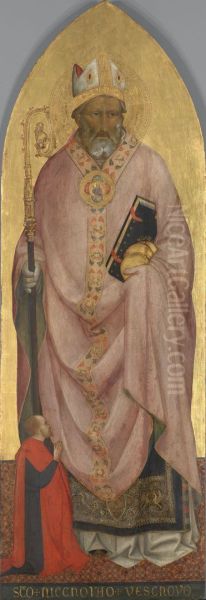 St. Nicholas of Bari with a donor - view 1