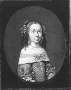 Bildnis einer jungen Frau by Caspar Netscher