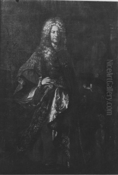 Bildnis von Karl III. Philipp, Kurfurst von der Pfalz, in der Ordenstracht des Goldenen Vlieses (1661-1742) - view 1