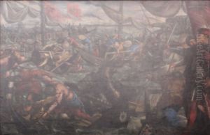 Schlacht auf der Etsch by Jacopo Tintoretto