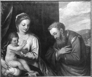 Heilige Familie by Hans Rottenhammer