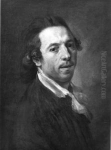 Jugendliches Selbstbildnis by Johann Georg Edlinger