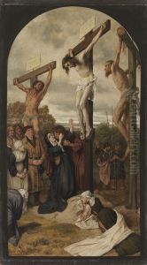 Kreuzigung Christi by Eduard Karl Franz von Gebhardt