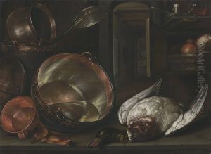 Kuchenstillleben by Cornelis Jacobsz Delff
