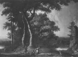 Ideallandschaft by Jacob Van Ruisdael