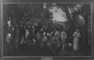 Predigt Johannes des Taufers (nach Pieter Bruegel d. A.) by Pieter Brueghel the Younger