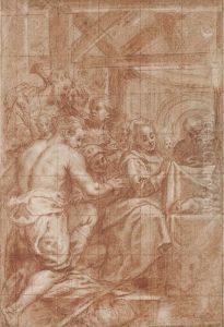 The Adoration Of The Shepherds by Bartolomeo Cesi