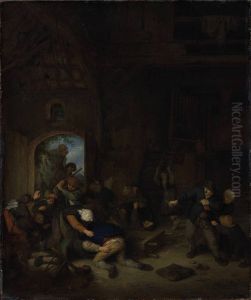 Peasants fighting