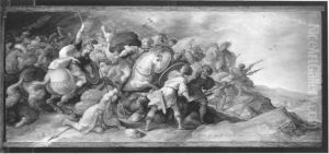 Reitergefecht by Frans Francken the Younger