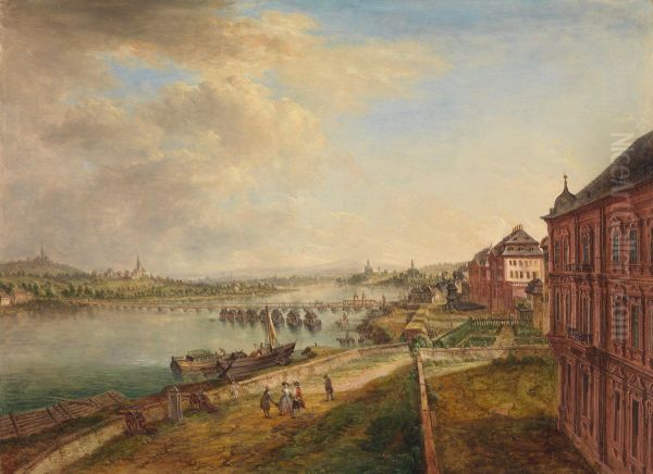 Rheinansicht bei Mainz - view 1