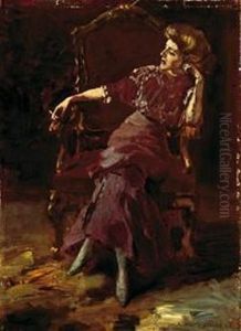 Pariserin by Albert von Keller