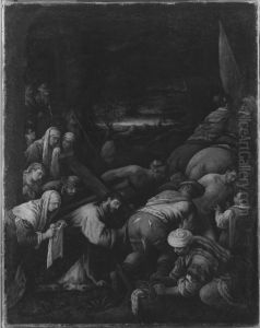 Kreuztragung Christi by Francesco Bassano the Younger