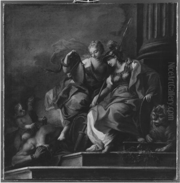 Fortitudo und Prudentia - view 1