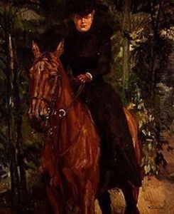 Fraulein von Holzhausen zu Pferd Fraulein von Holzhausen zu Pferd