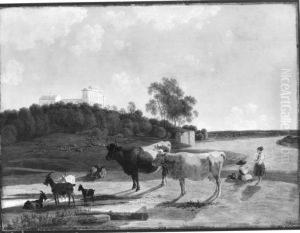 Isartal mit Schloss Harlaching
