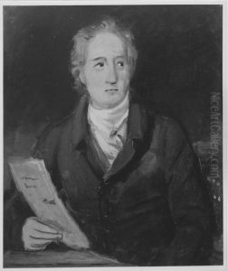 Johann Wolfgang von Goethe (Olskizze) by Joseph Karl Stieler