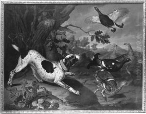 Huhnerjagd by Philipp Ferdinand de Hamilton