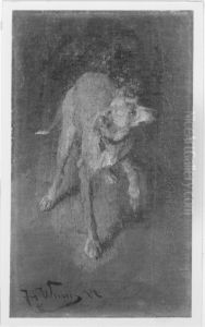 Hund, vorwarts schreitend by Joseph Emanuel Weiser