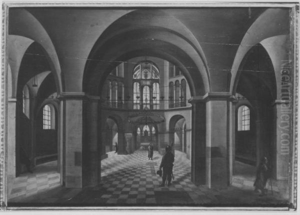 The Interior of Aachen Cathedral - view 1
