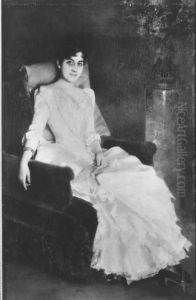Irene von Keller, die Frau des Kunstlers by Albert von Keller