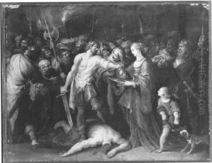 Salome empfangt das Haupt Johannes des Taufers