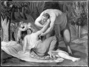 Satyr, Nymphe und Amor Satyr, Nymphe und Amor