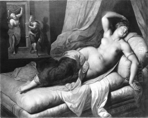 Schlafende Lucretia - view 1