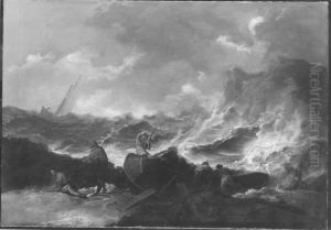 Seesturm by Salvator Rosa