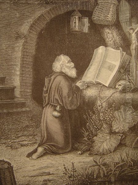 The Hermit Praying - view 1