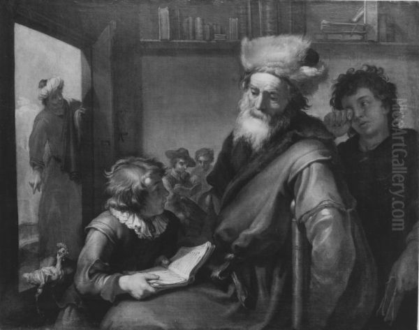 Plato von Diogenes verhohnt - view 1