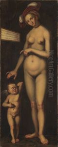 Venus und Amor als Honigdieb by Lucas Cranach the Elder