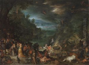 Versuchung des hl. Antonius by Jan Brughel