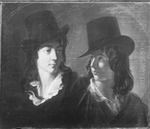 Zwei Sohne des spanischen Gesandten Nunez by Johann Peter Von Langer