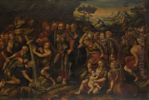 Mose Fa Scaturire L'acqua by Pompeo Cesura