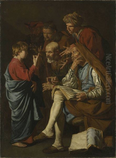 Christ among the docters - view 1