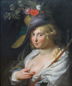 The blond shepherdess The blond shepherdess