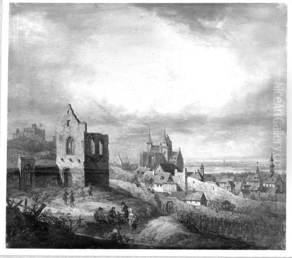 Ansicht der Stadt Oppenheim - view 1