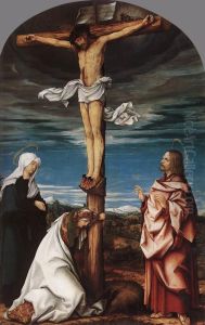Kreuzigungsaltar, Mitteltafel: Christus am Kreuz Kreuzigungsaltar, Mitteltafel: Christus am Kreuz