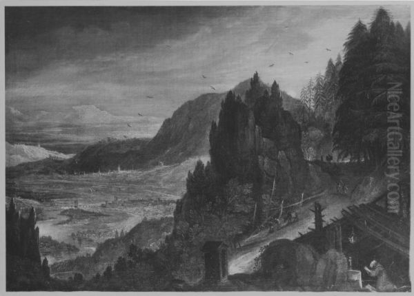 Berglandschaft mit Eremit - view 1